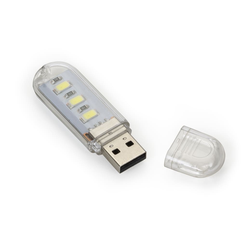 Luminária Plástica USB com Led 13236